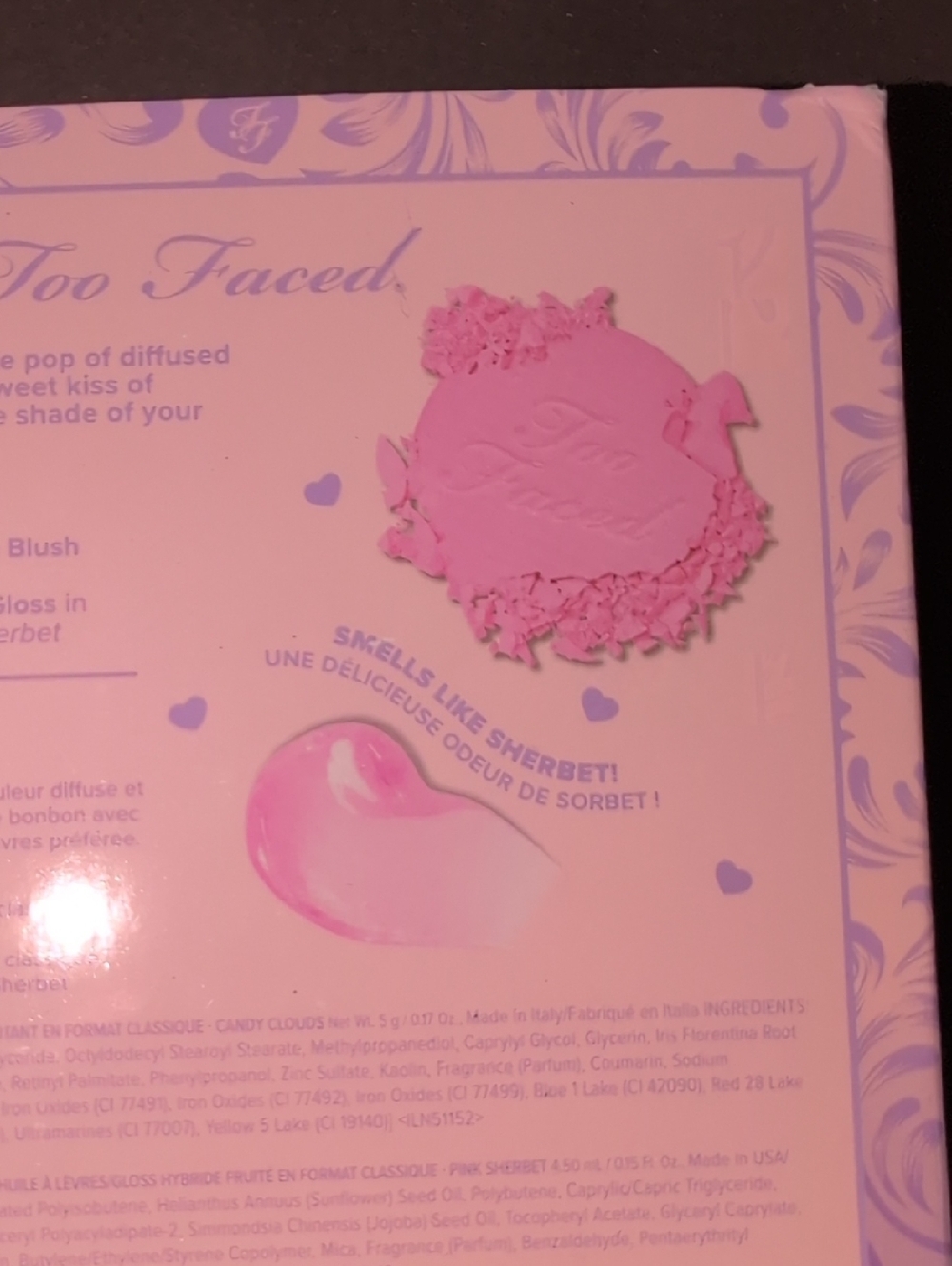 Too Faced Dream A Little Dream Blush And Gloss Set, NEW - Picture 3 of 3
